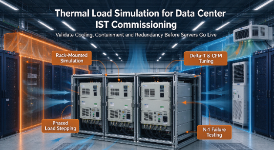 Comment simuler les charges thermiques du serveur avant l'installation de l'équipement informatique